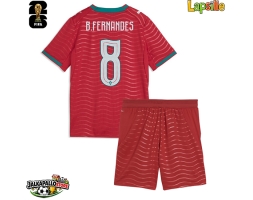 Portugali Bruno Fernandes #8 Kotipaita Lapsille MM-kisat 2026 Lyhythihainen (+ shortsit) Portugali Bruno Fernandes #8 Kotipaita Lapsille MM-kisat 2026 Lyhythihainen (+ shortsit)
